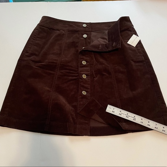 Charter Club A-Line Skirt Rich Truffle Sz 6 - Picture 5 of 12